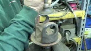 Grinding Weld on U-Joint Ear