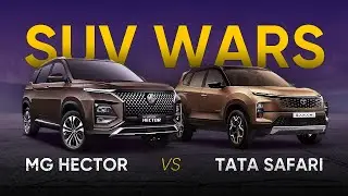 MG Hector  vs TATA Safari : TUG OF WAR - Parkplus