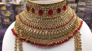 Red golden wedding set @2060/-,25-1-20 cash on delivery available now