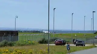 private jet taxiing at Liverpool John Lennon airport uk