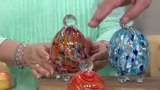 Plow & Hearth Art Glass Fruit Fly Trap on QVC