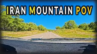 Iran Mountain Road POV Drive