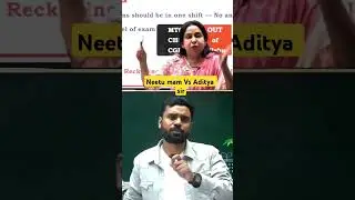 Teachers fighting over SSC protest | Neetu mam vs Aditya sir #sscprotest #ssccgl #eduquity