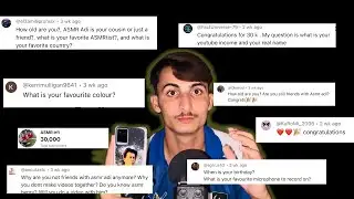 ASMR 30K SUBSCRIBERS Q&A Thank ￼buddies🥳