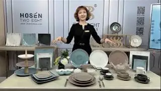 Two Eight Ceramics Canton Fair Live Show | Unbreakable Restaurant Supply Porcelain Dinnerware Sets