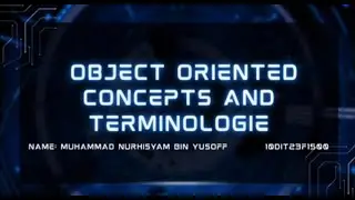 Object Oriented Concepts and Terminologies - Mouse as a Object
