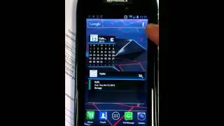Motorola Razr Maxx Launching Circle Widget