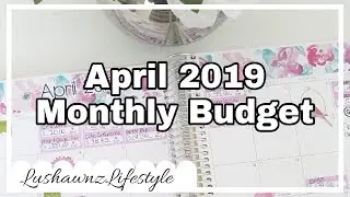 Budget With Me | April 2019 Monthly Budget | Erin Condren Deluxe Monthly Planner