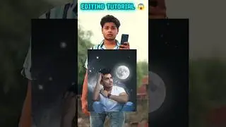 Moon light 😱 Creative Photo Editing Tutorial / #picsart #photography #shortvideo #shorts