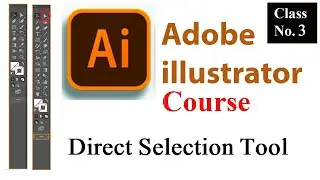 Adobe illustrator Course Direct Selection Tool Tutorial Urdu/Hindi
