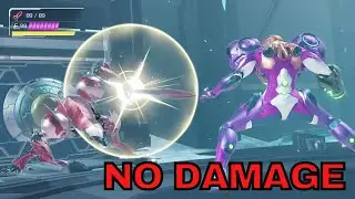Metroid Dread Shield Chozo Soldier Boss Fight! (NO DAMAGE)