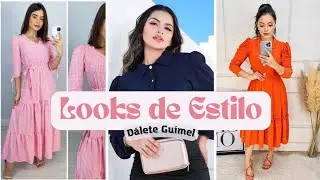 Looks Modestos. Moda Evang&eacute;lica. Eleg&acirc;ncia e Estilo. #moda #modacrista #fashionlook #modafeminina