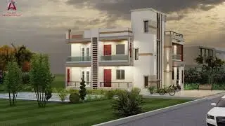 4K video, #Walkthrough, 4k, using Revit & Lumion. #3dbuilding, #bunglow #indianbunglow