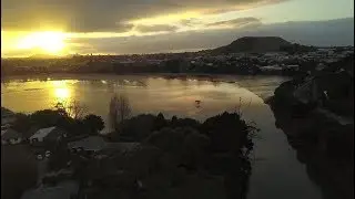 Panmure Basin  by drone    Auckland volcanic field