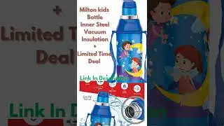 Kids Insulated Hot & Cold Bottle 2023 #shorts #kidsbottle #schoolbottle #milton #miltonbottle