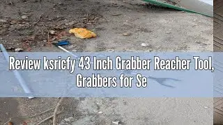 Review ksricfy 43 Inch Grabber Reacher Tool, Grabbers for Seniors Heavy Duty, Trash Picker Upper Gra