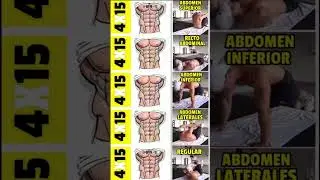 ✅ C&oacute;mo hacer ABDOMINALES MARCADOS Six Pack ejercicio  en casa entrenamiento de abdominales #gym