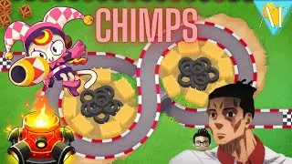 Quer uma Build de Fogo? Ent&atilde;o Toma Essa (CHIMPS Borda Preta no Mapa Karts e Dardos do Bloons TD 6)