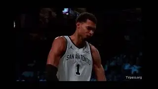 Вступительная заставка к баскетбольному матчу НБА на Prime Sports: Сан-Антонио против Нью-Йорка