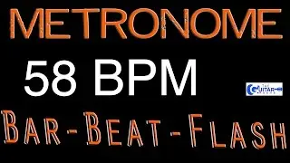 58 BPM FREE Metronome Best Free Online Metronome  Beats Per Minute Counter Flash Drummers Metronome