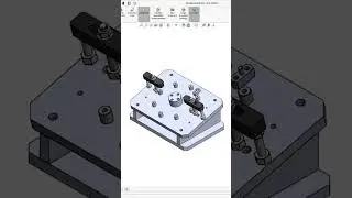 Fixture design in solidworks #solidworks #fixtures #gauges