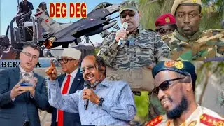 DEG-DEG Diyaaradaha F16 oo duqeyay Ber-Bera dhawaqa Madaafiic culus oo laga maqlay Oog & dagal Ciise