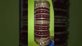 mehroon bridal chuda
