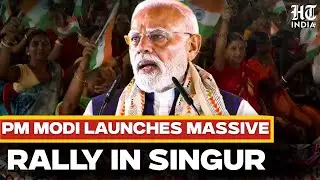 PM Modi LIVE | PM Modi Holds Massive Rally in Singur, West Bengal | PM Modi Rally | BJP Vs TMC