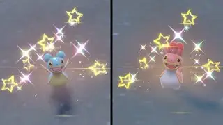 Pok&eacute;mon Scarlet and Violet Shiny Shellos(West/East Forms)
