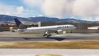 Imposibble Landing! United Airlines Smooth Touchdown at La Aurora Airport