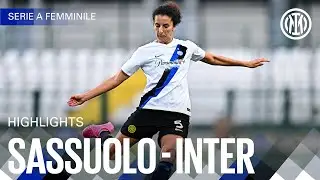 SASSUOLO 1-2 INTER | HIGHLIGHTS | SERIE A FEMMINILE EBAY 23/24 ⚽⚫🔵