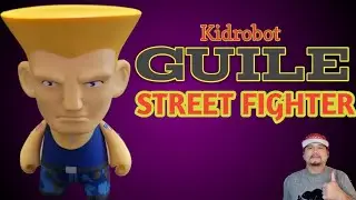 STREET FIGHTER GUILE | CAPCOM KIDROBOT VINYL ACTION FIGURE REVIEW