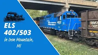 Iron Mountain, MI Action | ELS 503/402 #railroad #train