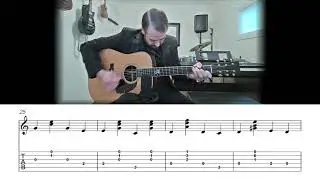 Auld Lang Syne - Carter Style Flatpicking Guitar Lesson (Sheet Music + TAB)