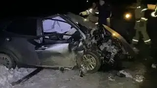 В лобовом ДТП погибли две пристёгнутые женщины