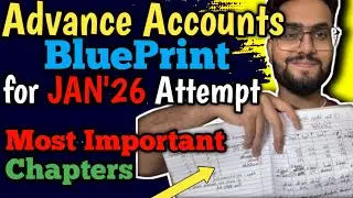 CA Inter Advance Accounts Blueprint + Most Important Chapters for Jan 26 & May 26