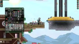 Half-Hour Starbound 1.0 Operation: Colony Building With CrazyAsian - Hot Spring In The Works Part 9