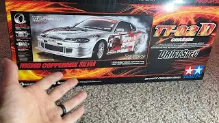 240sx s14 Silvia Jdm Tt-02d drift rc tamiya unboxing 