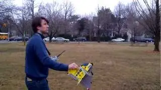 E-flite UMX Hyper Taxi vs Tree