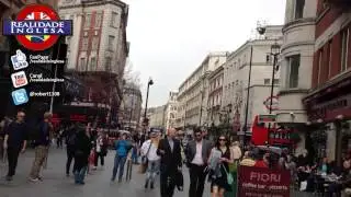 CONHECENDO - Centro de Londres (Piccadilly Circus, Leicester Sq. e Trafalgar Sq.)