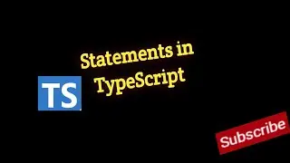 #4 - Statements in TypeScript