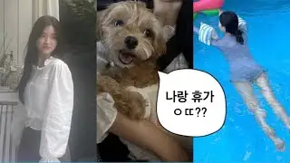 [vlog] 여름 휴가 막차 🚞 | 가족 사랑 브이로그♥︎ | 카누720 애견풀빌라 | 하동 플래닛1020 | 헤어짐은 늘 아쉬워 .. 🥹