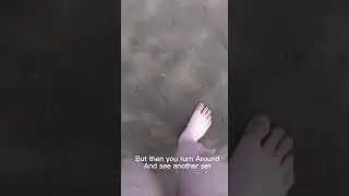 Footprints on the sand but then you turn around and see another set because Jesus was with you