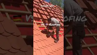 German vs American Roofing #germany #usa #roofing