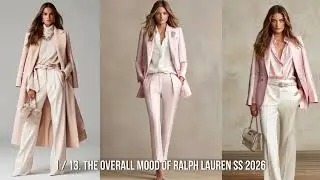 Ralph Lauren SS 2026 | Blush Pink & Ecru &ndash; Slimming Colors & Flattering Feminine Style (40+)
