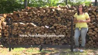The 87'' HY-C Tubular Log Rack is A Great Option for Storing Firewood
