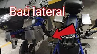 Como fazer baú lateral de alumínio (semelhante Givi Roncar)