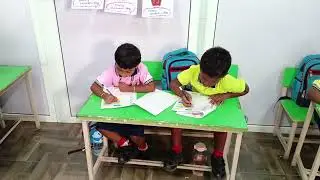 📚✨ Our LKG and UKG children enthusiastically wrote their Formative Assessment &ndash; 3 Exam ! 🌟