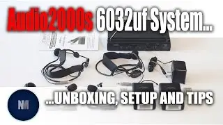 Audio2000s 6032uf UHF Dual Channel Wireless Microphone System