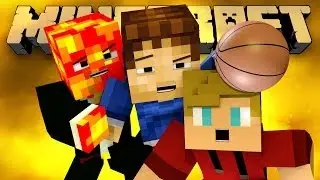 BASKETBALL DEATH MATCH! (Minecraft Hunger Games with Preston, Lachlan, and Woofless!)